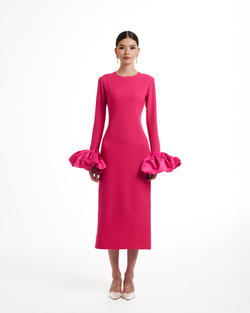 Платье SATURNA (Сатурна) МИДИ фуксия