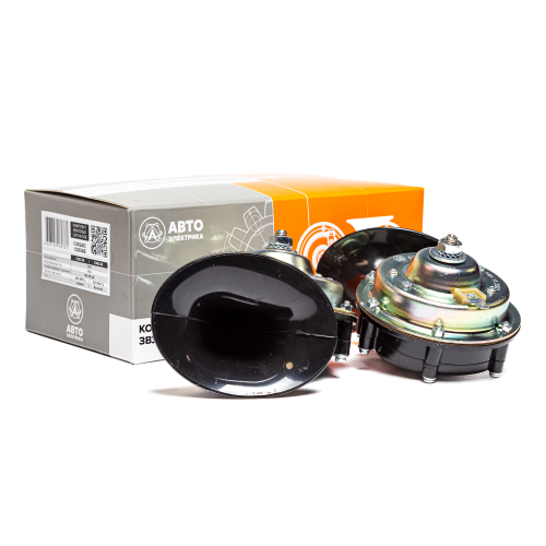 С302/303Д AE Сигнал звуковой, РАФ, ПАЗ, ГАЗ, 12 В (комплект низкий тон/высокий тон) АвтоЭлектрика