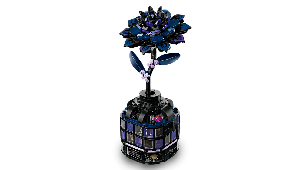 Конструктор Лего Уэнсдей Черный георгин 76784 | LEGO Wednesday Black Dahlia Flower | декоративный цветок 358 деталей 9+