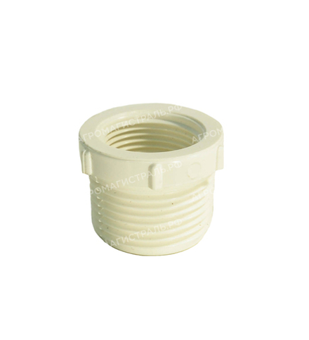 Адаптор PVC 1"нар х 1/2" внут MF021012