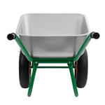 Тачка садово-строительная, 2-х колесная, усиленная, грузоподъемность 320 кг, объем 90 л Palisad