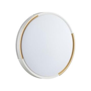 7612/ELN PALE SN 184 Светильник пластик/белый/золотистый LED 76Вт 3000/4000/6000K D490 IP43 CCT VELIO