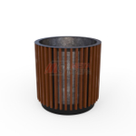 Вазон Барселона круглый