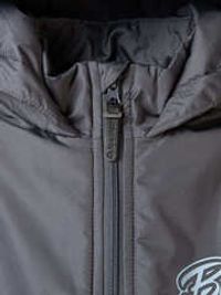 Бомбер с капюшоном "Графит" утепленный