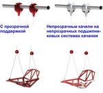 Высокие качели, для 4-опорной конструкции