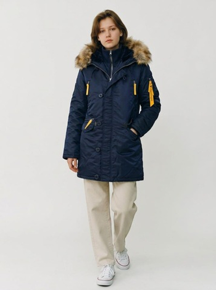 Куртка Аляска Женская - Apolloget Alaska Wmn (т.синяя/желтая - r.blue/yellow)