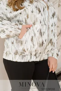 Бомбер 265-белый Minova