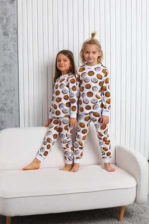 Детская пижама с брюками Кокосы арт. ПИЖ-106
