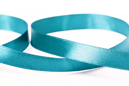 Лента атласная 12 мм "Gamma" №074 ярко-голубой