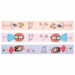 Закладки для книг с магнитом FASHION GIRLS, набор 6 шт., блестки, 25x196 мм, ЮНЛАНДИЯ, 113443