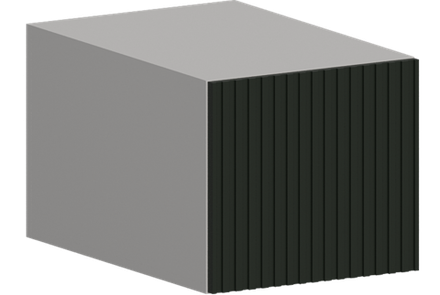 Кухня Модуль ШВГ 410 Вотан / Насыщенно-зеленый