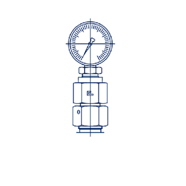 Соединение GCN DL06 М12х1.5 BSP 1/4 (без манометра) CAST