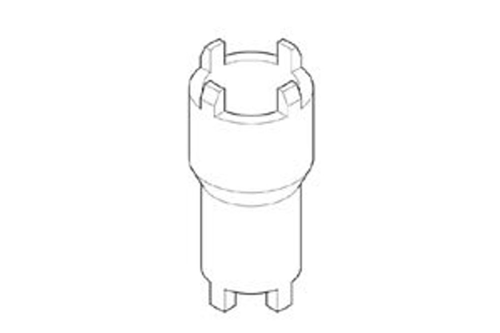 Lock nut wrench, 20 x 24 mm. No brand