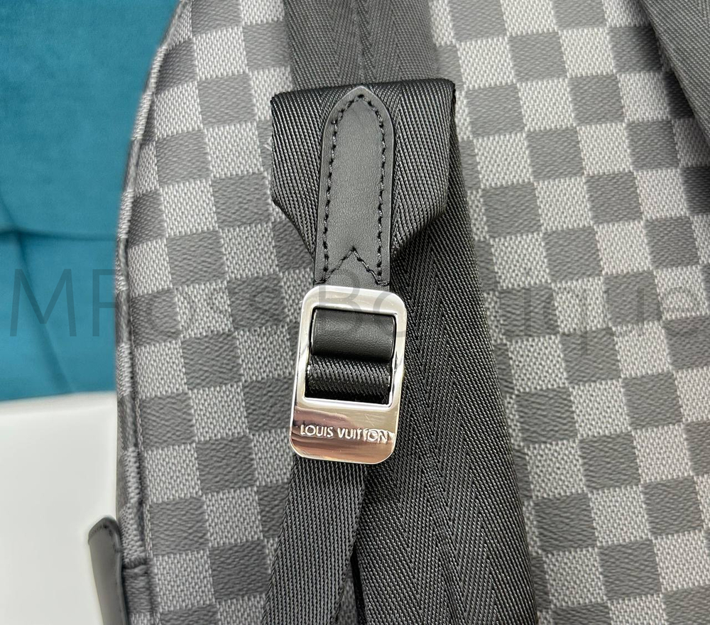 Мужской черный рюкзак Louis Vuitton Discovery PM с шахматным узором