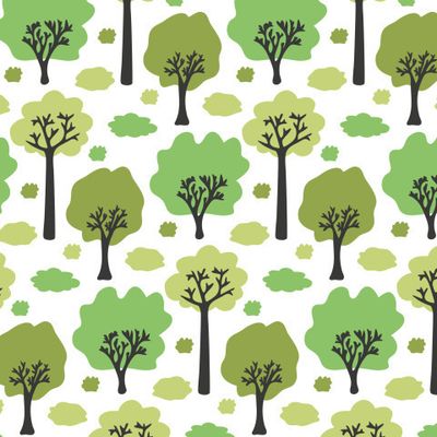 Buy fabric forest trees summer green