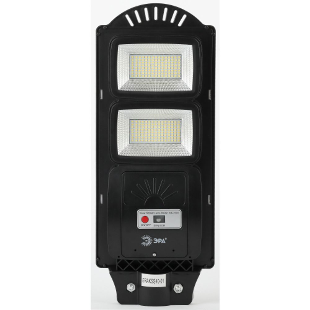 ЭРА Консольный светильник на солн. бат.,SMD, 40W, с датч. движ., ПДУ, 700lm, 5000К, IP65
