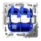 Розетка компьютерная встраиваемая VOLTUM S70 двойная RJ45+RJ45 кат.6, (шелк) vls060204