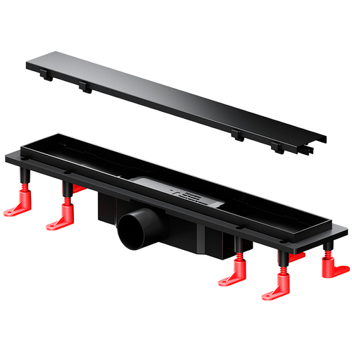 Душевой лоток AM.PM PrimeFlow 50 W02SC-U11-050-04BM с Черной матовой решеткой / под плитку Tile