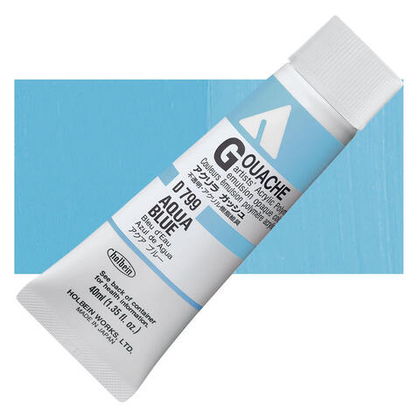 Holbein Acrylic Gouache 40 мл. 799 [А] Aqua Blue