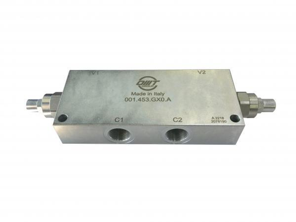 001.453.GXO.A тормозной клапан двустороннего действия, G 3.4", 4 : 1