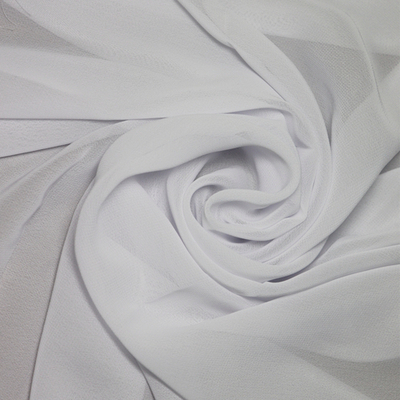 Шифон, 80 гр/м2, 150 см, белый