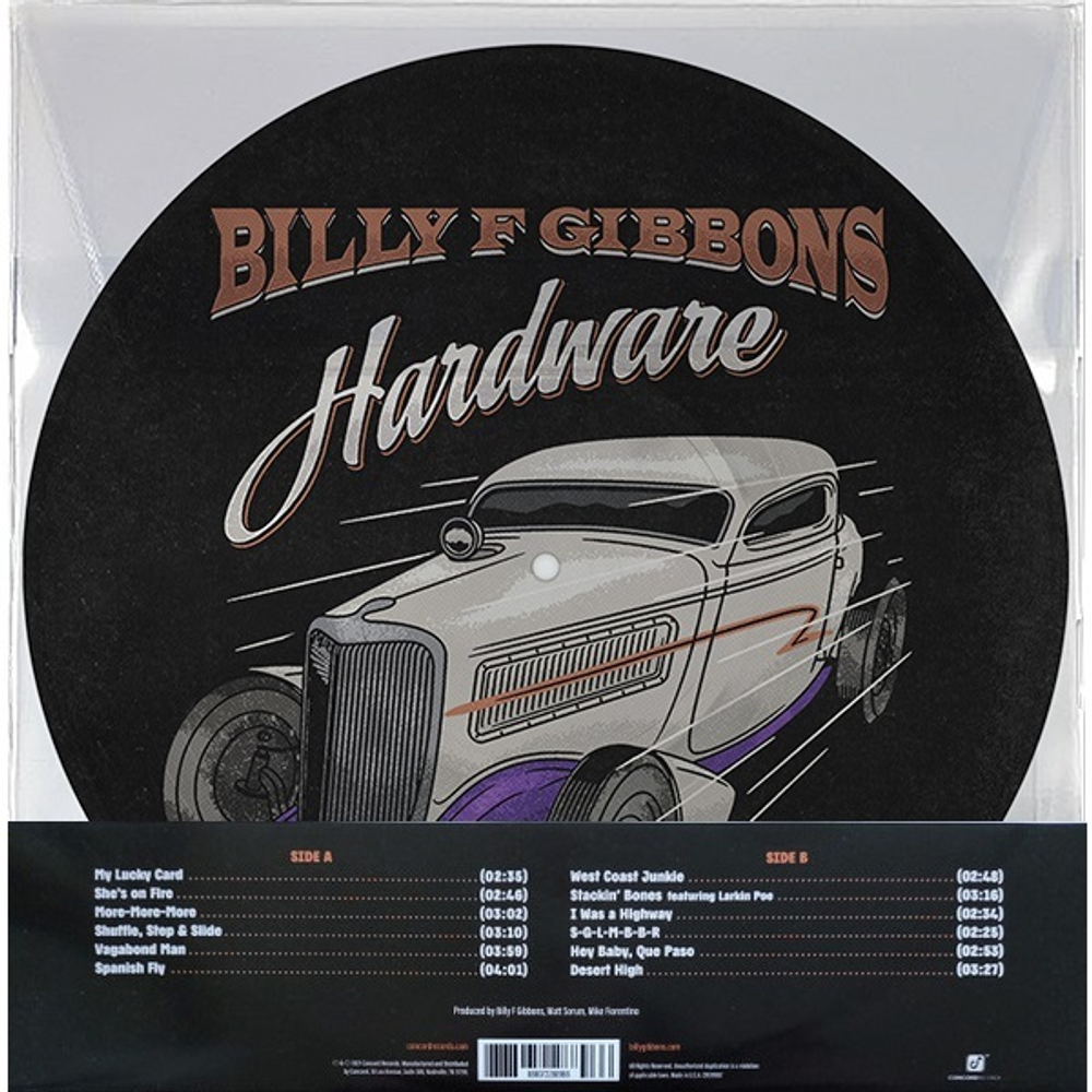 Billy F. Gibbons / Hardware (Picture Disc)(LP)
