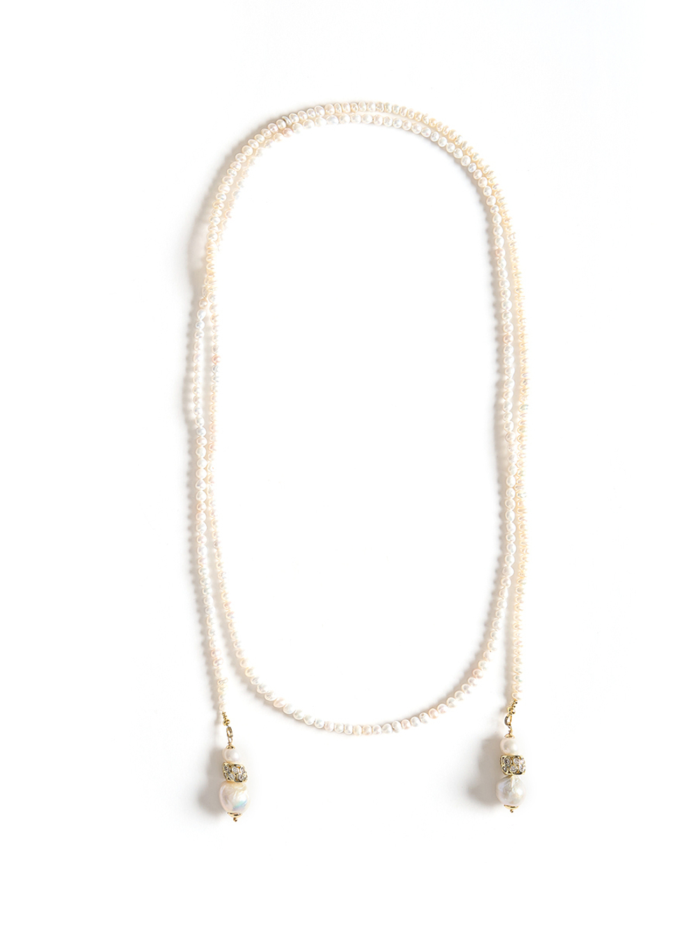 Сотуар из Жемчуга "Long" Gold