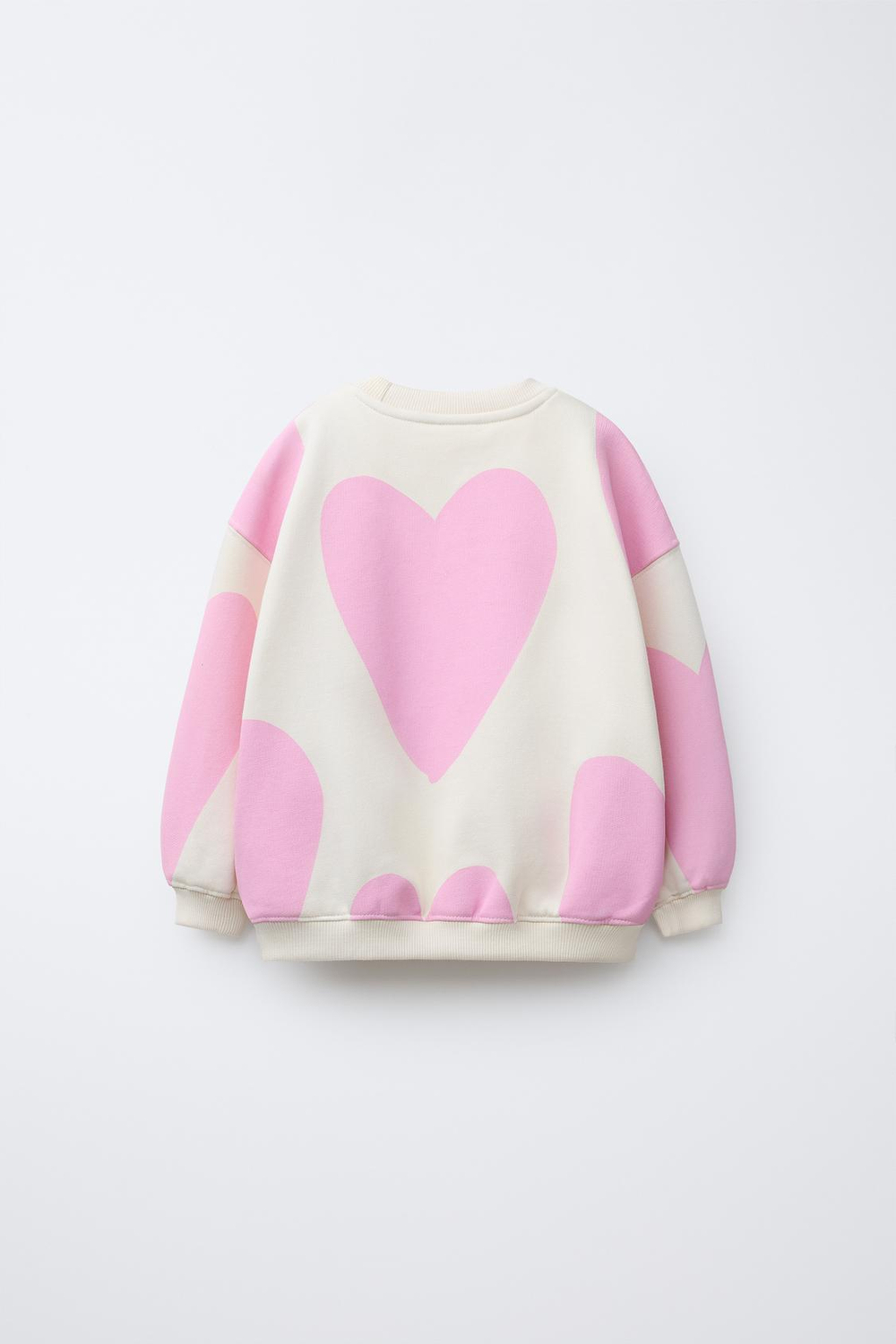 ZARA ТОЛСТОВКА С ПРИНТОМ, РОЗОВЫЙ