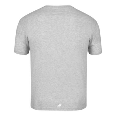 Мужское теннисное поло Babolat Exercise T-Shirt Men - Lightgrey, White