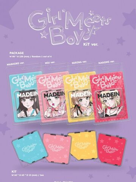 (ПРЕДЗАКАЗ) Альбом MADEIN - GIRL MEETS BOY Album KiT RANDOM Version