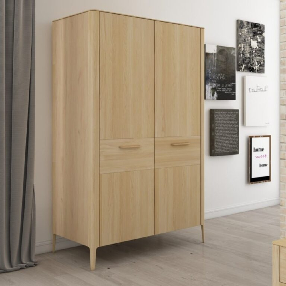 Шкаф из массива дуба двухдверный Porto-2 (Atlanta-2)