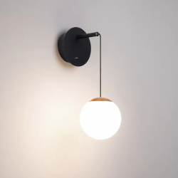 Светильник SP-BEADS-WALL-HANG-R130-6W Day4000 (BK-GD, 180 deg, 230V) (Arlight, IP20 Металл, 3 года) 037065