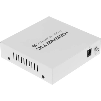 Keenetic POE+ SWITCH 5 (KN-4610) 5-портовый гигабитный коммутатор с 4 портами PoE+ и бюджетом мощности 60 Вт