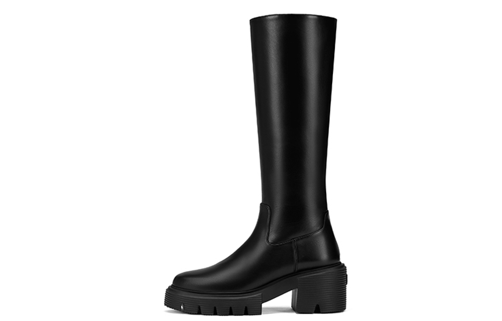 Stuart Weitzman/SW Soho Knee High Boot Cow Leather Knee high Boots Women"s Black
