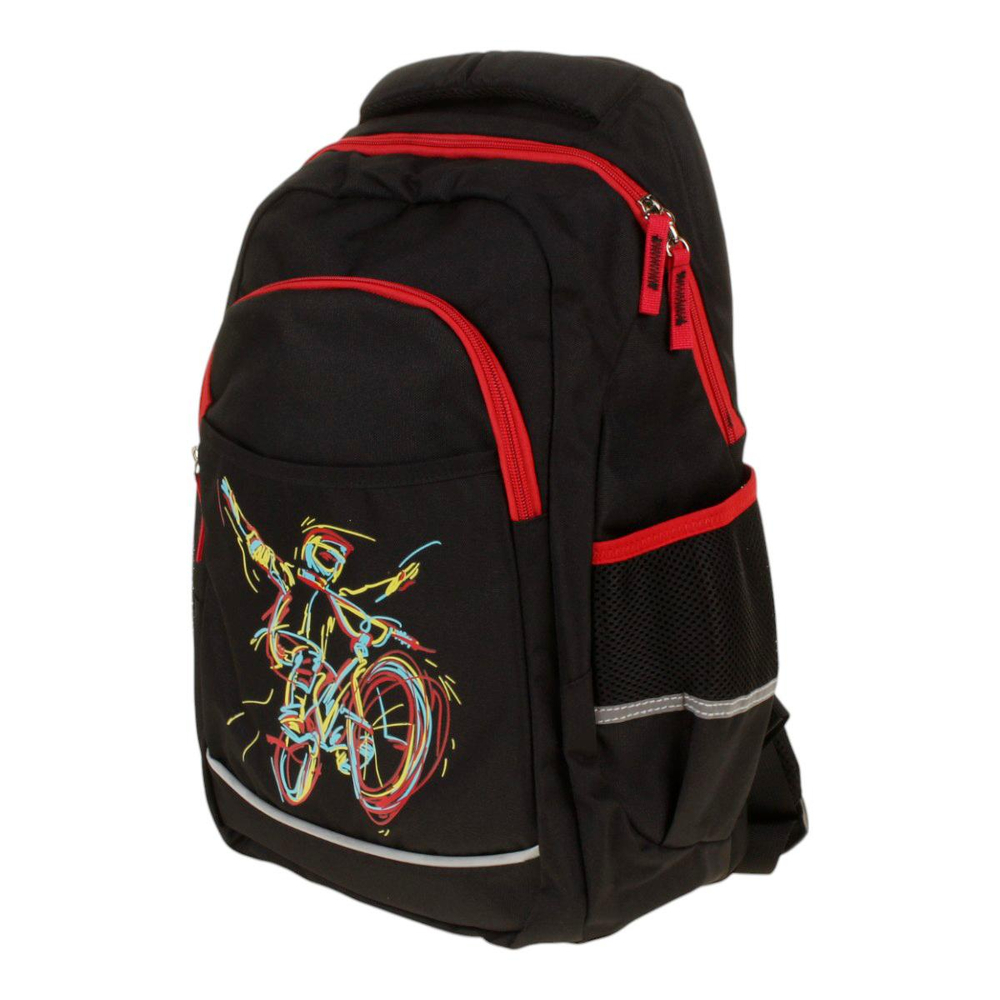 Рюкзак 1 отд. 29х43х14,5см, уплотн.спинка "Байк Трек" ПЭ (Феникс+)