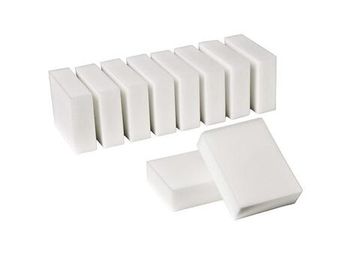 А302 MELAMINE SPONGE WHITE Меламиновая губка 110x70x30мм, 10 шт.