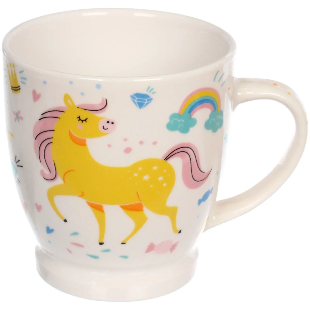 Кружка керамическая 210мл «Радужные лошадки», микс рисунков