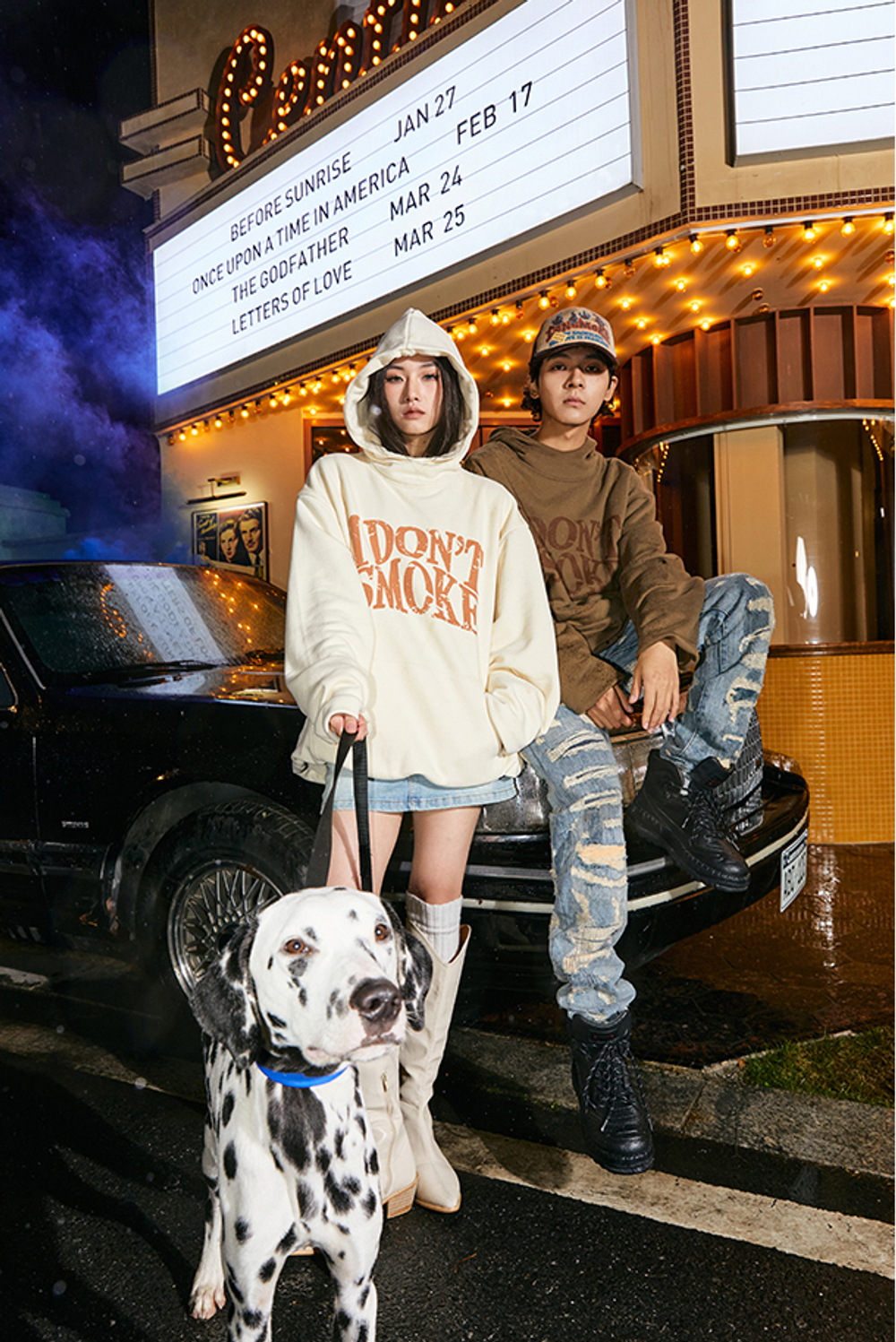 Худи DONSMOKE "Washed Logo" Oversized Hoodie