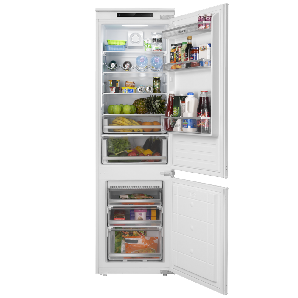 Встраиваемый холодильник Meferi MBR177 COMBI NO FROST POWER фото 