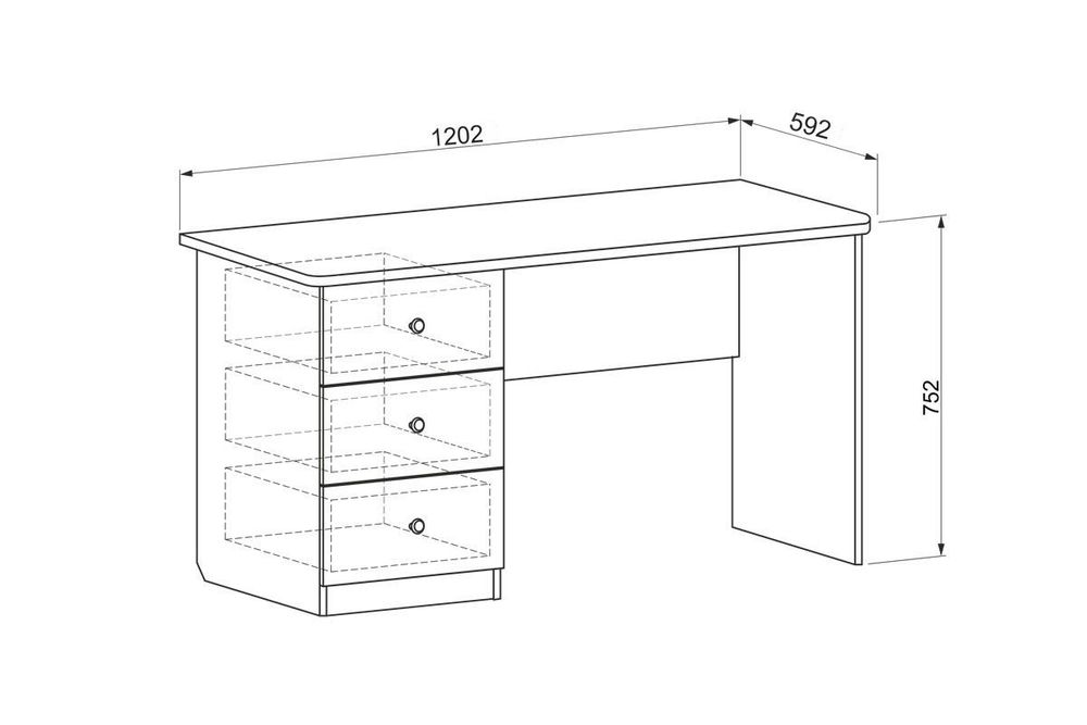 Детская «Алиса» №1 (белый/крем), ЛДСП/МДФ, Мебельсон
