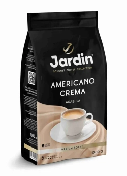 Кофе в зёрнах Jardin Americano Crema, арабика, робуста, 1 кг