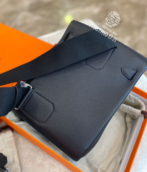 Нагрудная сумка-слинг Hermes Kelly синяя