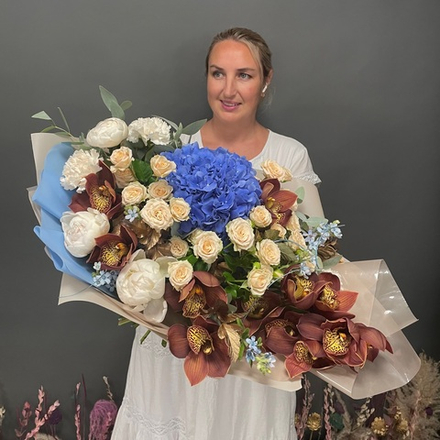 Купить Букет цветов «Небо в шоколаде»