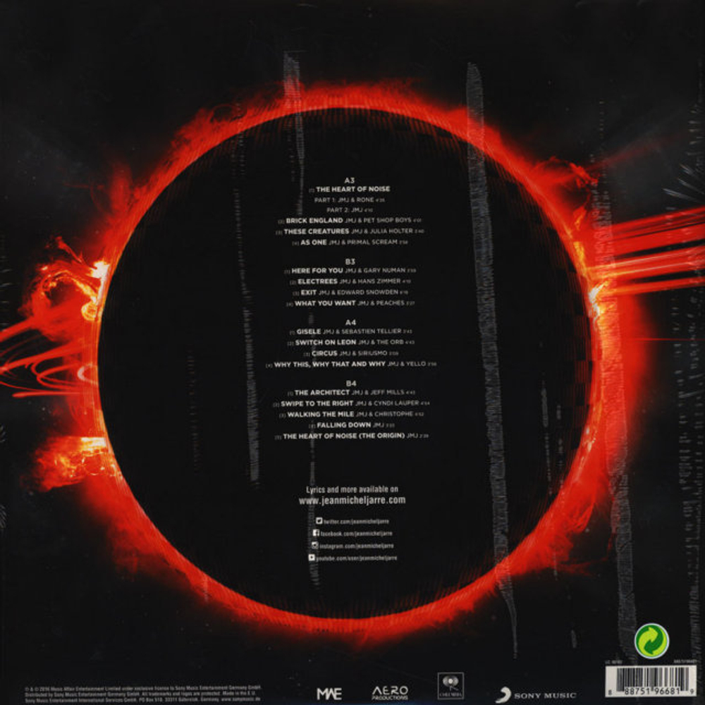 Jean-Michel Jarre / Electronica 2: The Heart Of Noise (2LP)