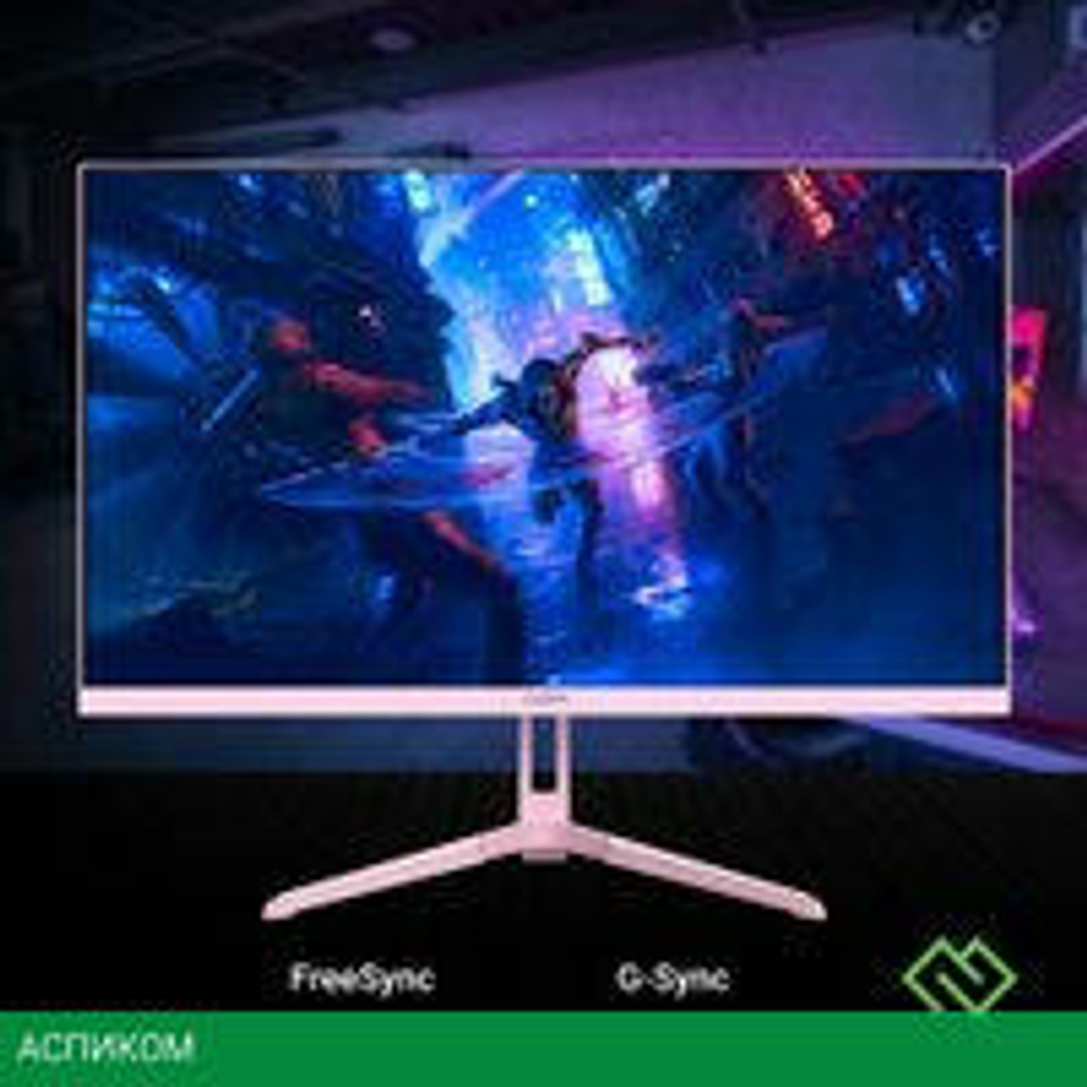 Игровой монитор Digma Overdrive 24P410F (розовый)