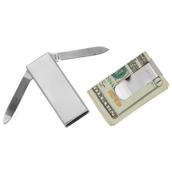 Складной нож AL Mar Cash Clip AL/MCSS c клинком из стали 420J2, рукоять 420J2