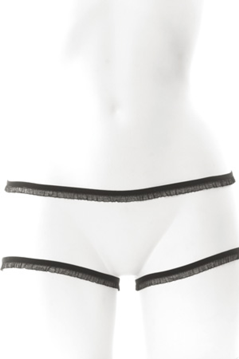 Открытые черные трусики LE PETIT SECRET LE CUL NU (Размер: S-M-L) (Цвет: черный)