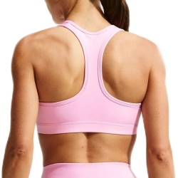 Теннисный бюстгальтер Nike Swoosh Medium Support Padded Sports - pink rise/white