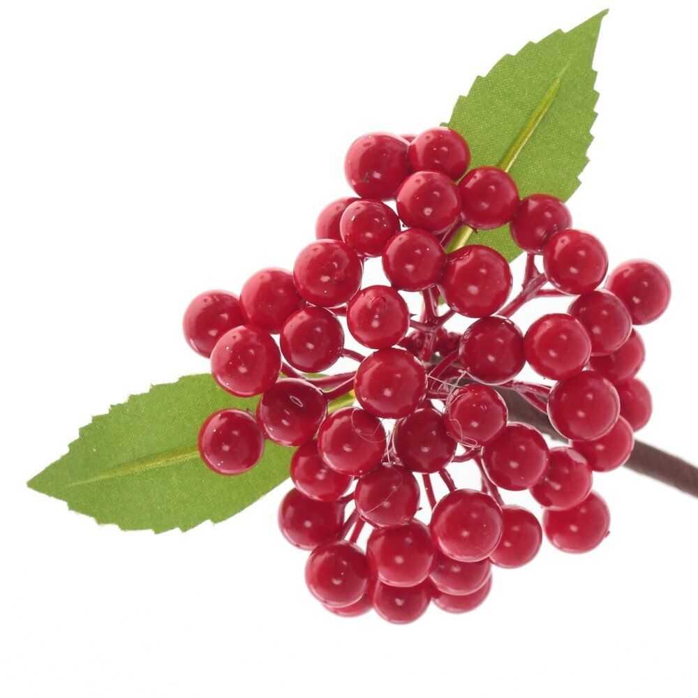 GAEM Ветка искусственная "Ягода", L12 W10 H27 см, 3в.