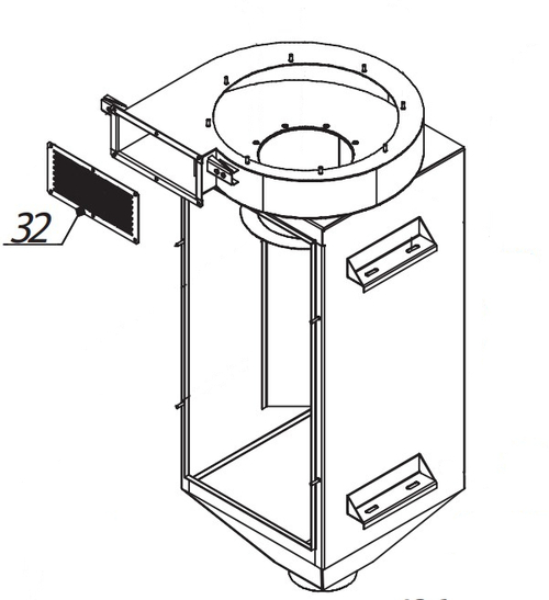 Вентиляционная решетка для cab-110, артикул 86400004